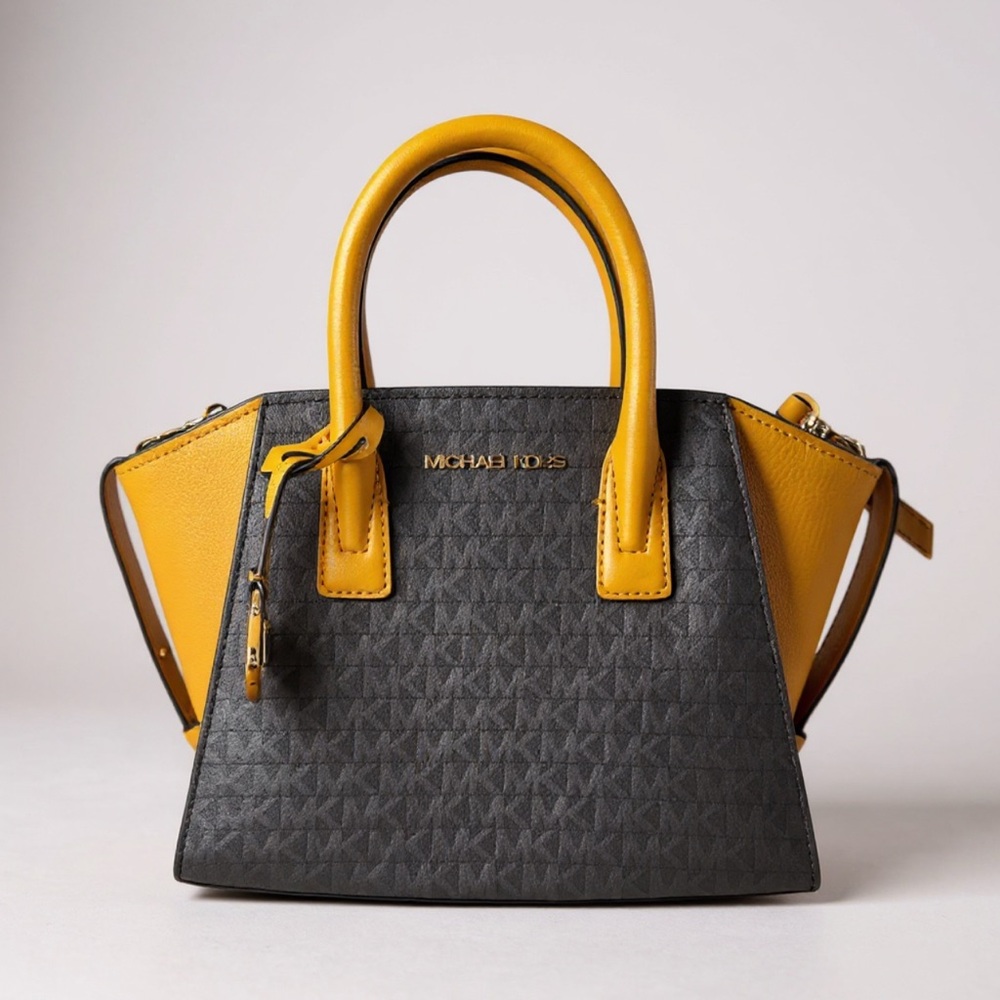 Michael Kors Avril Small Satchel Bag marigold